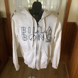 Menβs Billabong Zip Up Hoodie -Size M